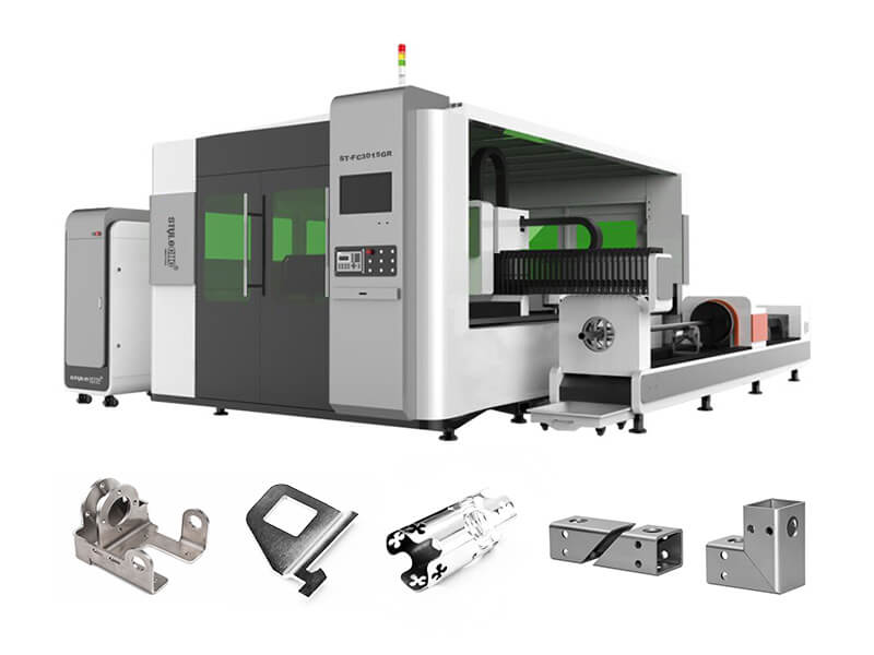 Dual-Purpose Fiber Laser Cutting System for Sheet Metals and Metal Pipes