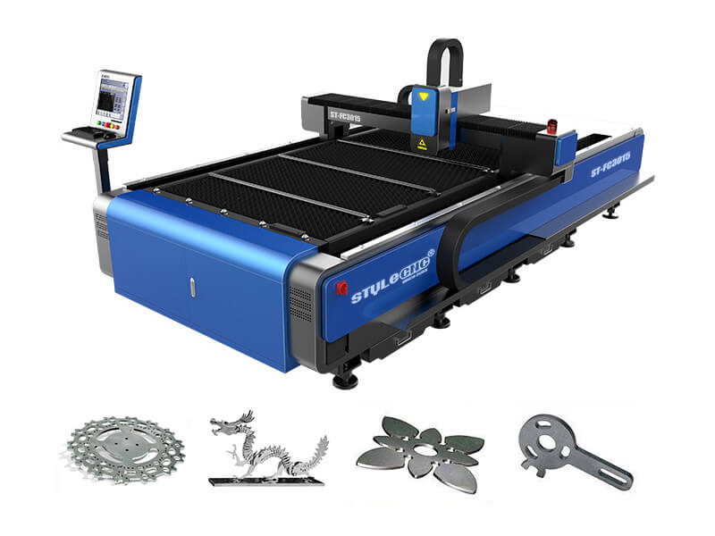 Sheet Metal Laser Cutter with Fiber Laser Generator